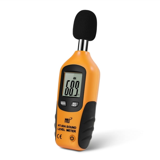30-130dBA for School Factory Office Home LCD Sound Handheld Noise Meters Ufolet Sound Level Tester 